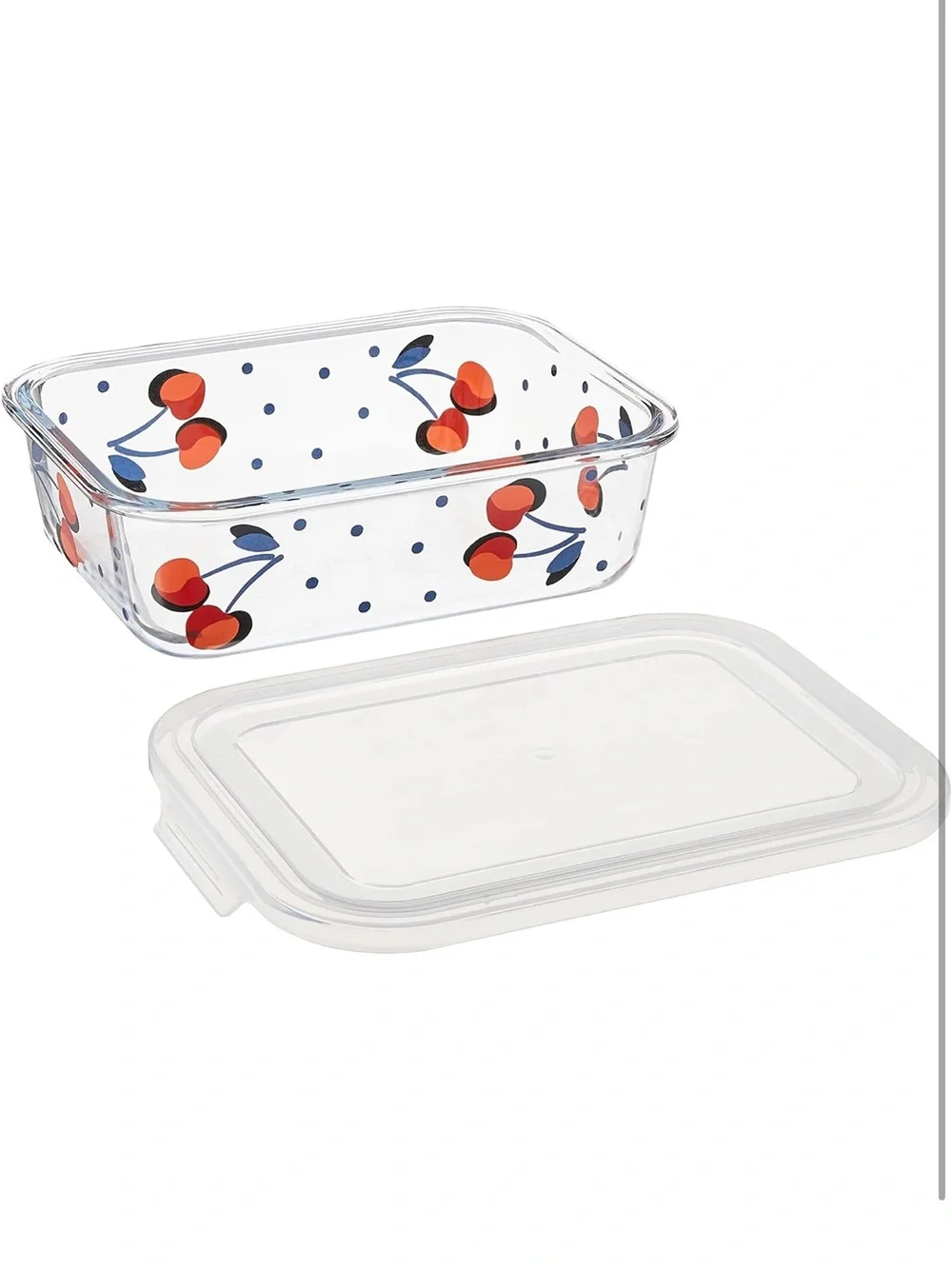 Kate Spade Vintage Cherry Dot Rectangular Food Storage Set, NWT 🍒
